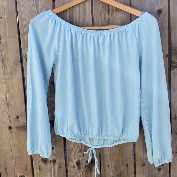 Blue Flowy Top - Picture 2 of 3